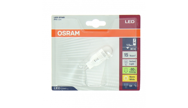 Lampe LED G4 Standard 7 W LED STAR PIN G4 - OSRAM