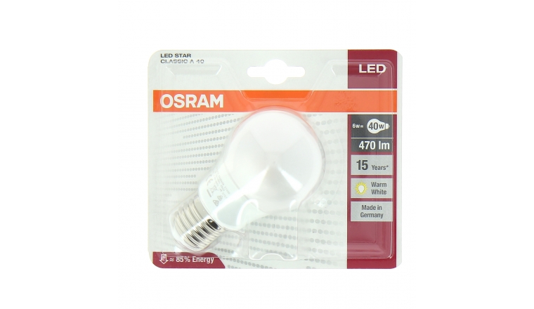 Lampe LED E27 Standard 40 W LED STAR CLASSIC A 40 - OSRAM