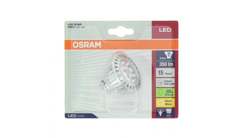 Lampe LED GU5.3 Spot 35 W LED STAR MR16 35 36° - OSRAM