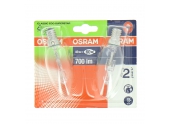 Lot de 2 Lampes Halogène E14 Flamme 60 W CLASSIC ECO SUPERSTAR - OSRAM