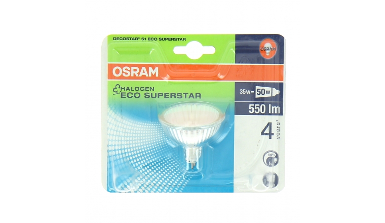 Lampe Halogène GU5.3 Spot 50 W DECOSTAR 51 ECO SUPERSTAR - OSRAM