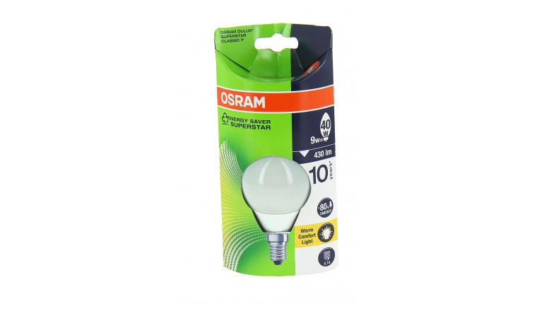 Lampe Fluocompact E14 Standard 40 W DULUX SUPERSTAR CLASSIC P - OSRAM