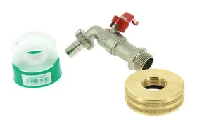 Robinet de vidange spécial cuve de 1000 Litres sortie mâle 20X27 Ref 1210405