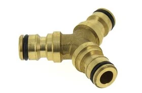 Jonction 3 voies en Laiton Ø 19 mm Ref 0136537 - Boutté 