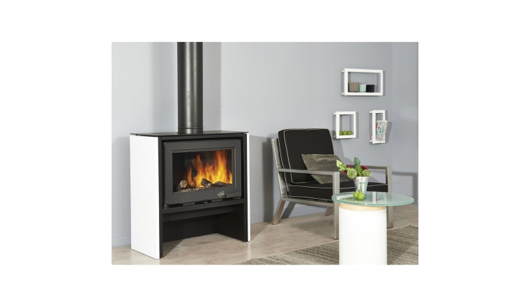 poele a bois blanc po 234 le 224 bois noir et blanc 8 5 kw godin poele a bois blanc po 234 le 224 bois noir et blanc 8 5 kw godin