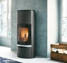 Poêle à Bois Noir Erica 8 kW - Palazzetti
