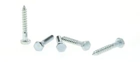 Lot de 12 Tirefonds Tête Hexagonale Filetage Partiel Ø 6 x 35 mm - ROCKET