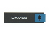 Plaque autocollante WC Femmes 175 x 45 mm - Novap