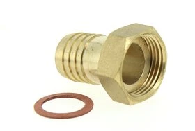 Nez de Robinet à Embout Cannelé en Laiton Ø 25 mm Filetage 26x34 Ref 0102358 - Boutté