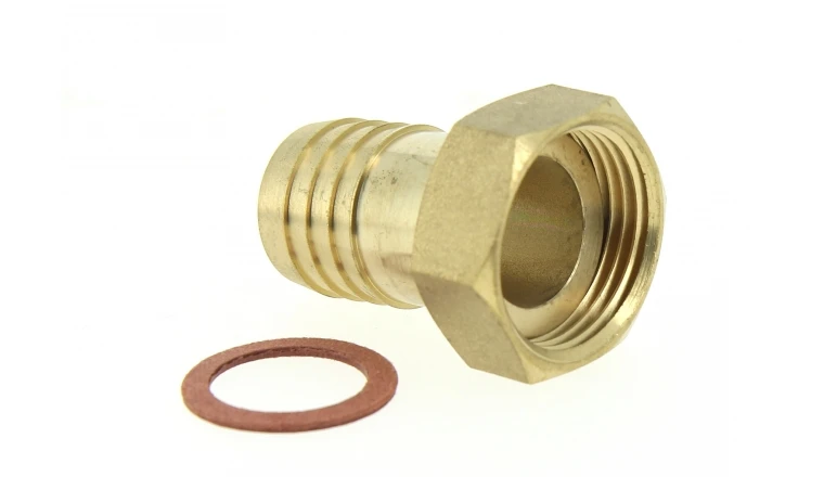 Nez de Robinet à Embout Cannelé en Laiton Ø 25 mm Filetage 26x34 Ref 0102358 - Boutté