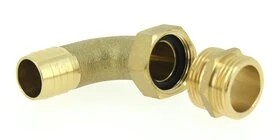 Embout Mâle Coudé 90° en Laiton Ø 25 mm pour Raccord de Pompe Filetage 26x34 Ref 0806119 - Boutté