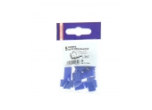 Lot de 5 Cosses Auto-Dénudantes Bleue pour Fil de 1.5 à 2.5 mm² Ref 711064 - Debflex