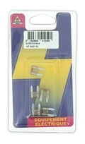 Lot de 5 Fusibles 6 A Mini 2 Fiche Beige Ref HF600110 - Casteels 