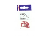 Lot de 10 Connections Borniers Pré-Isolées Rouge pour Fil de 0.5 à 1 mm² Ref 711083 - Debflex