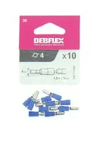 Lot de 24 Douilles à Sertir Femelle Pré-Isolées Bleues pour Fil de 1.5 à 2.5 mm²
