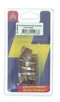 Lot de 10 Fusibles 5 A 2 Fiches Beige HF600410 - Casteels
