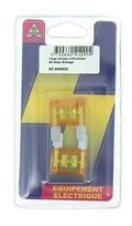 Lot de 2 Fusibles 40 A Maxi 2 Fiches Jaune Ref HF600920 - Casteels