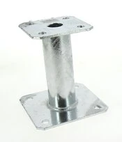 Pied de Poteau Fixe en Acier Galvanisé Ref PPA 150 - Simpson Strong-Tie
