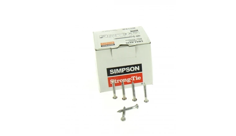Boîte de 250 Pointes Crantées en Acier Electrozinguée Ø 4 x 35 mm Ref CNA4.0X35 - Simpson Strong-Tie