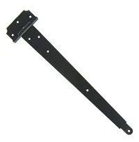 Penture Anglaise en Acier Noir - 90x2.5 mm - L400 mm - Ref 8207040 - Industrielle de Sedan