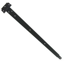 Penture Anglaise en Acier Noir - 90x2.5 mm - L600 mm - Ref 8207060 - Industrielle de Sedan
