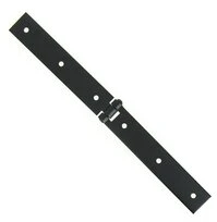 Charnière Forte en Acier Noir - 40x4 mm - L200 mm + L200 mm - Ref 627044 - Industrielle de Sedan