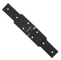 Charnière à Congés en Acier Noir - 50x3.5 mm - L140 mm + L140 mm - Ref 542370 - Industrielle de Sedan
