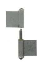 Paumelle de Grilles à Souder en Acier Blanchi - 100x45 mm - Ref 535150 - Industrielle de Sedan