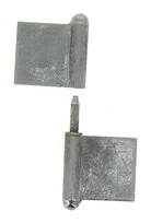 Paumelle de Grilles à Souder en Acier Blanchi - 120x60 mm  - Ref 535170 - Industrielle de Sedan