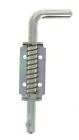 Verrou à Ressort en Acier Bichromaté Ø 14 mm - L180 mm - Ref 522381 - Industrielle de Sedan