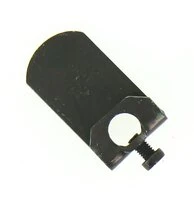 Butée de Volet Amovible en Acier Noir - 55x20x3 mm - Ref 9537010 - Industrielle de Sedan