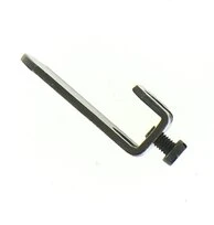 Butée de Volet Amovible en Acier Noir - 55x20x3 mm - Ref 9537010 - Industrielle de Sedan