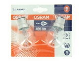 Lot de 2 Lampes Halogène B22d Standard 40 W CLASSIC - OSRAM