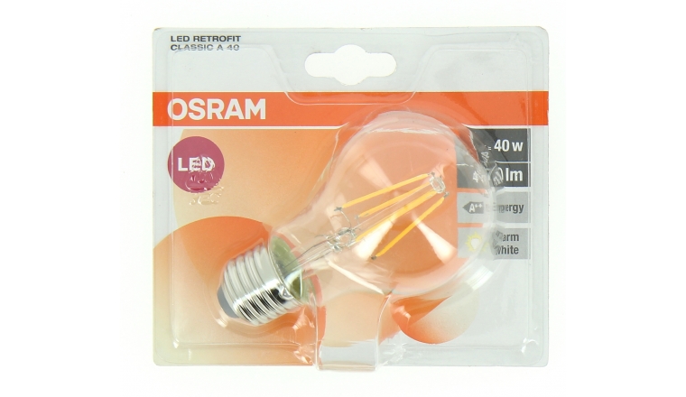 Lampe LED E27 Standard 40 W LED RETROFIT CLASSIC - OSRAM