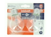 Lot de 2 Lampes Halogène E27 Standard 150 W CLASSIC - OSRAM