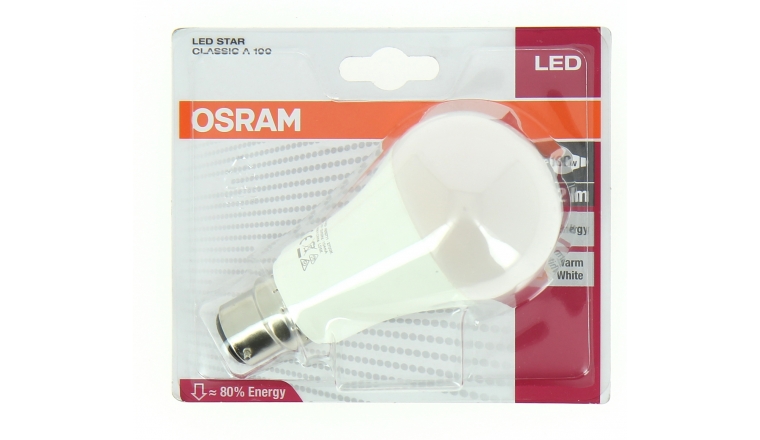 Lampe LED B22d Standard 100 W LED STAR CLASSIC - OSRAM