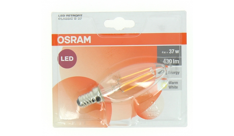 Lampe LED E14 Flamme 37 W LED RETROFIT CLASSIC - OSRAM