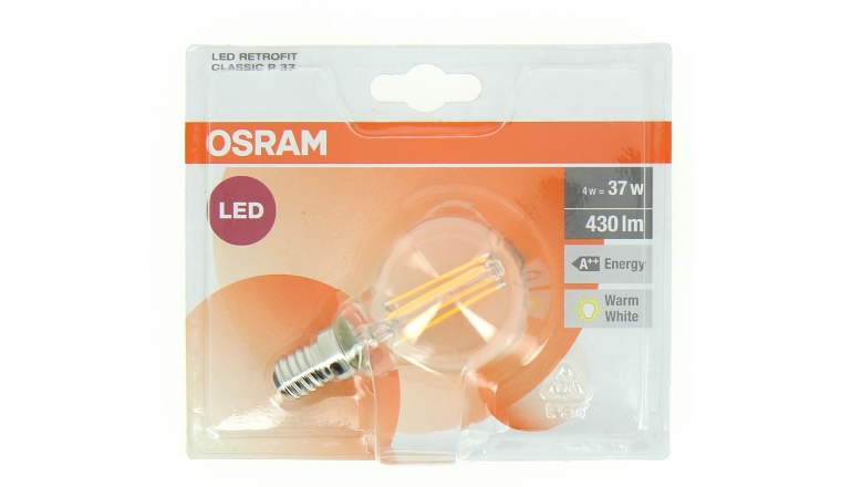 Lampe LED E14 Standard 37 W LED Retrofit Classic à Filament - OSRAM