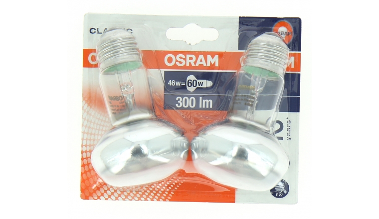 Lot de 2 Lampes Halogène E27 Spot CLASSIC - OSRAM