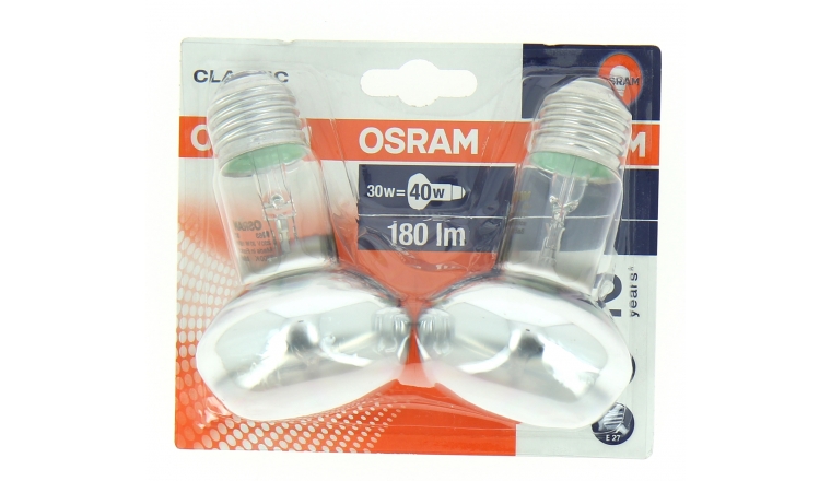 Lot de 2 Lampes Halogène E27 Spot 40 W CLASSIC - OSRAM