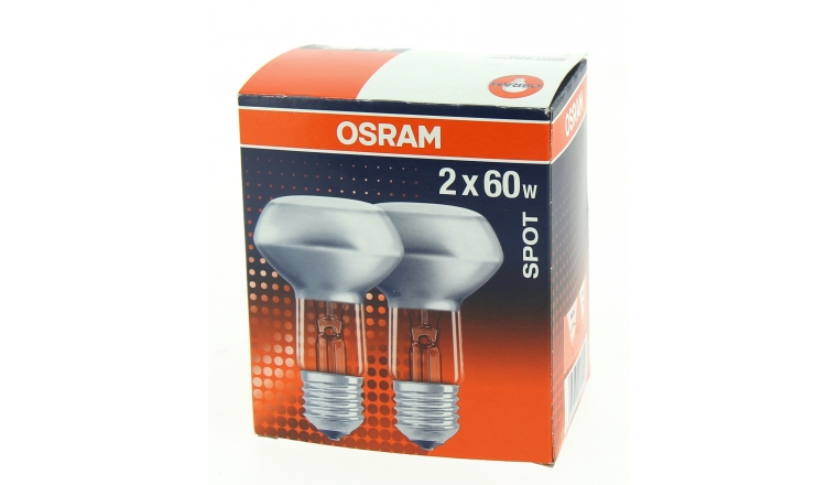 Lot de 2 Lampes A Incandescence E27 Spot 60 W CONCENTRA - OSRAM