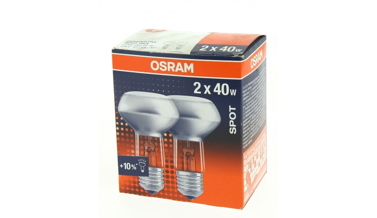 Lot de 2 Lampes à Incandescence E27 Spot 40 W CONCENTRA - OSRAM