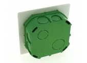 Boîte de Dérivation pour Cloison Pleine - 100 x 100 x 40 mm - Ref 718520 - DEBFLEX