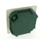 Boîte de Dérivation pour Cloison Pleine - 115 x 115 x 40 mm - Ref 91974 - LEGRAND