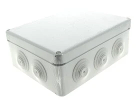 Boîte de Dérivation Etanche IP55 - 10 Entrées - 210 x 170 x 70 mm - Ref 718070 - DEBFLEX