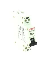 Disjoncteur à Phase Neutre 10A - 230V - 84 x 66 x 18 mm - Ref 707012 - DEBFLEX