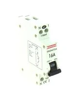 Disjoncteur à Phase Neutre 16A - 230V - 84 x 66 x 18 mm - Ref 707022 - DEBFLEX