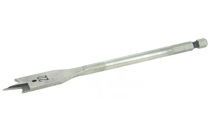 Mèche Plate Double Ø 22 mm - Longueur 150 mm - Ref 1186E002200 - Riss