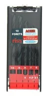 Lot de 10 Forets HSS Métaux Pro Ø 1 à 10 mm - Ref C010Q3005 - Riss