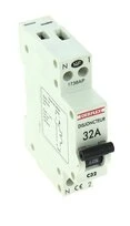 Disjoncteur à Phase Neutre 32A - 230V - 84 x 66 x 18 mm - Ref 707062 - DEBFLEX